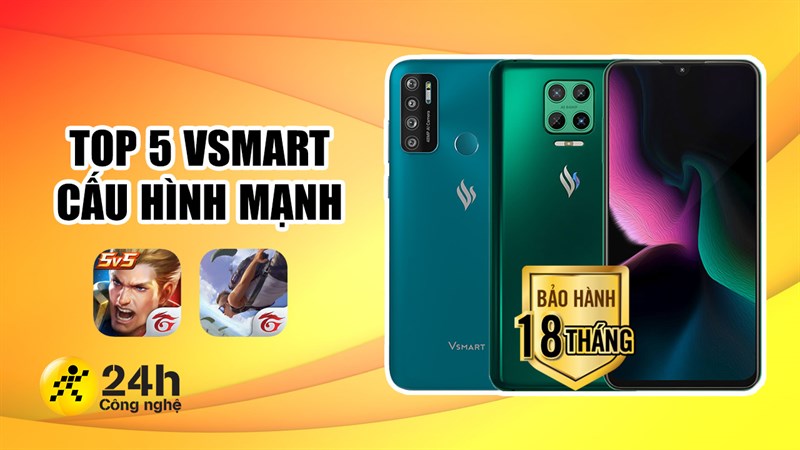 TOP điện thoại Vsmart