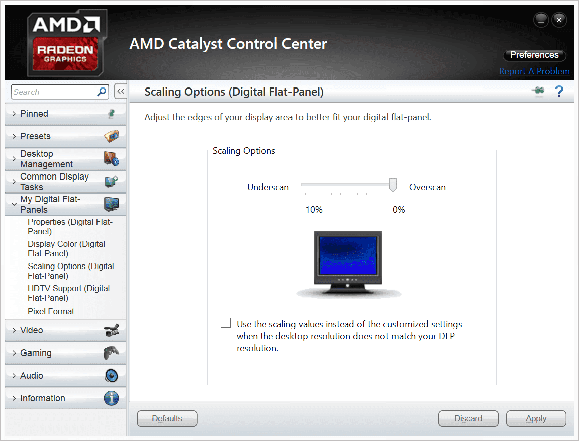 AMD Catalyst Control Center