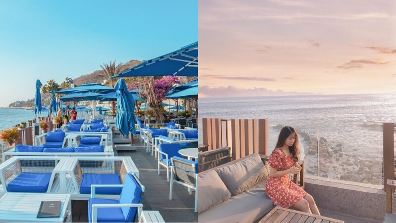 Một số góc sống ảo của quán Marina Cafe – Restaurant – Lounge
