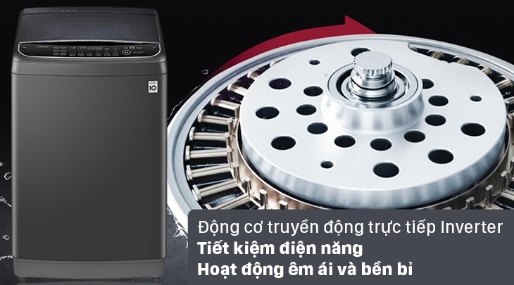 Bền bỉ hơn và tiết kiệm điện năng với động cơ truyền động trực tiếp Inverter
