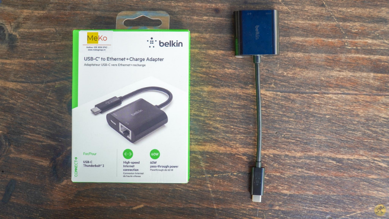 Belkin Adaptateur USB-C vers Ethernet + Recharge