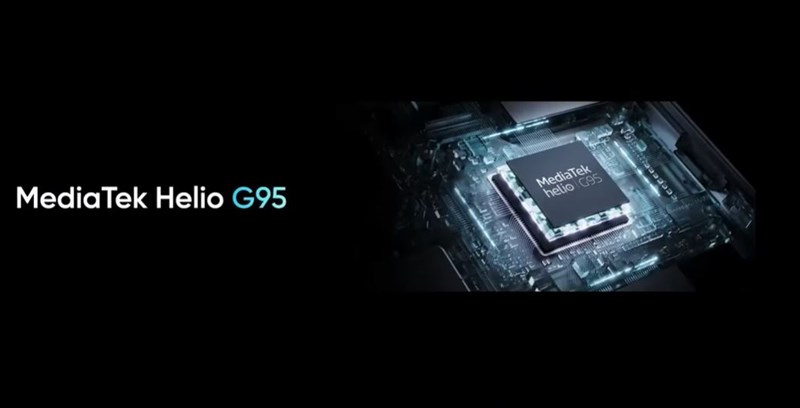 Realme chọn MediaTek Helio G95 là vi xử lý trung tâm cho thiết bị của mình.