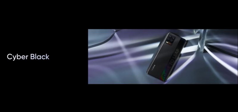 ...và Cyber Black là 2 lựa chọn màu sắc trên Realme 8.