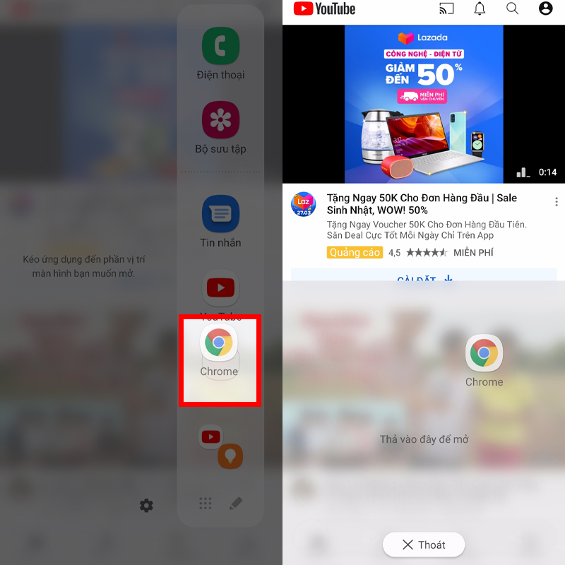 Chia đôi màn hình Chia đôi màn hình
