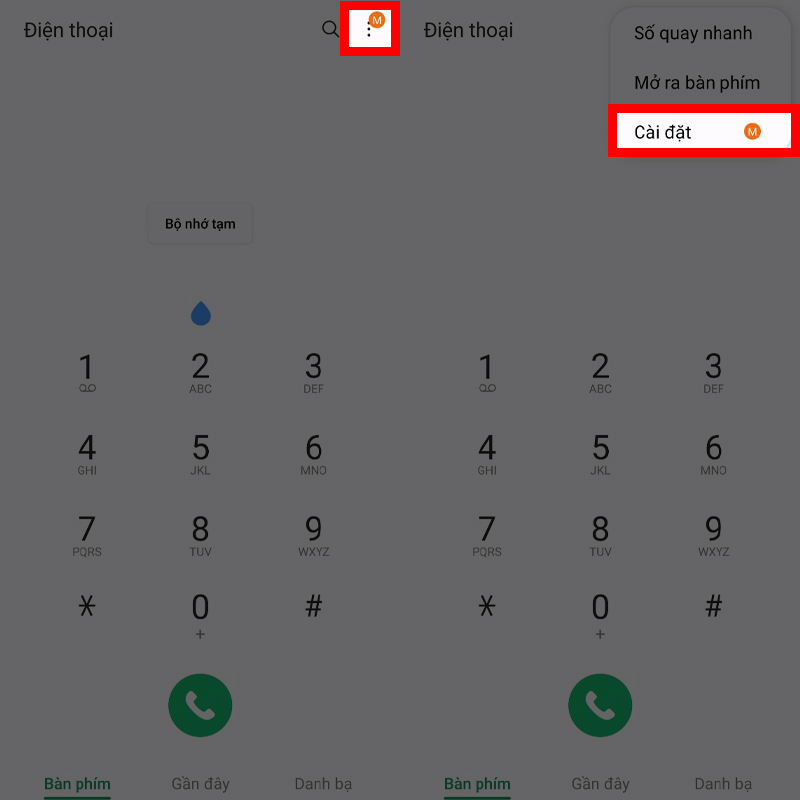 Thông báo cuộc gọi Thông báo cuộc gọi