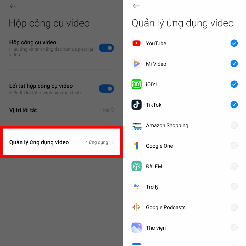 Hộp công cụ video 