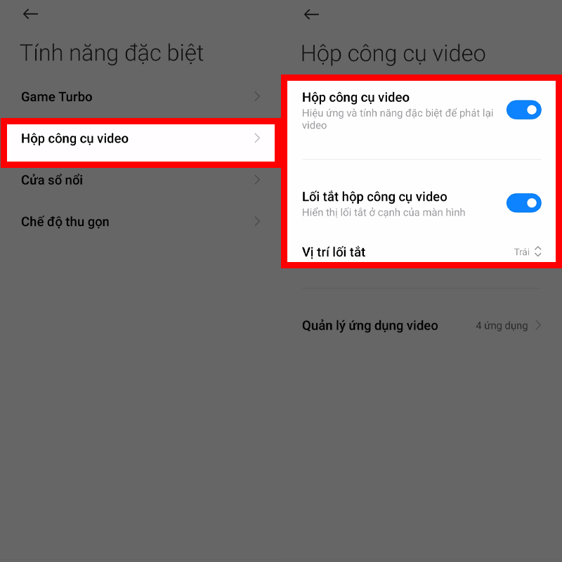 Hộp công cụ video