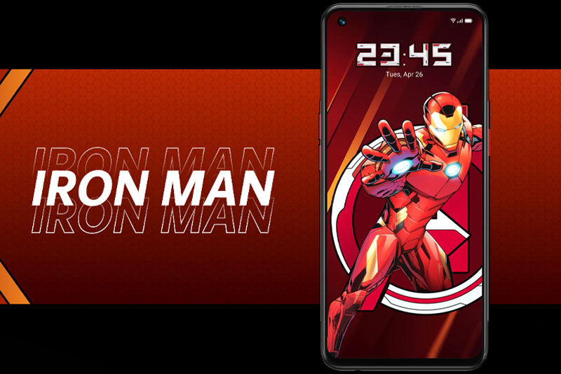 OPPO Reno5 Marvel với Ironman