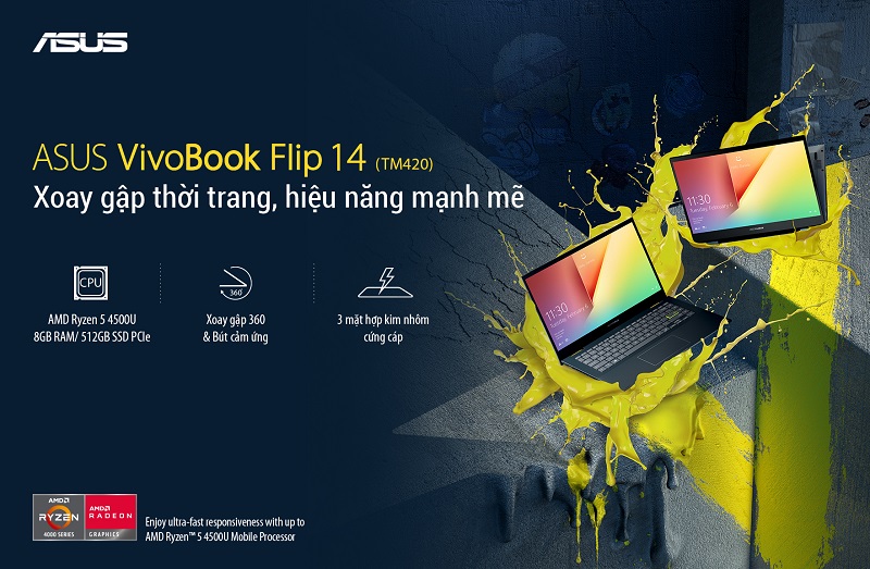 ASUS ra mắt loạt laptop trang bị AMD Ryzen 5000 series tại Việt Nam