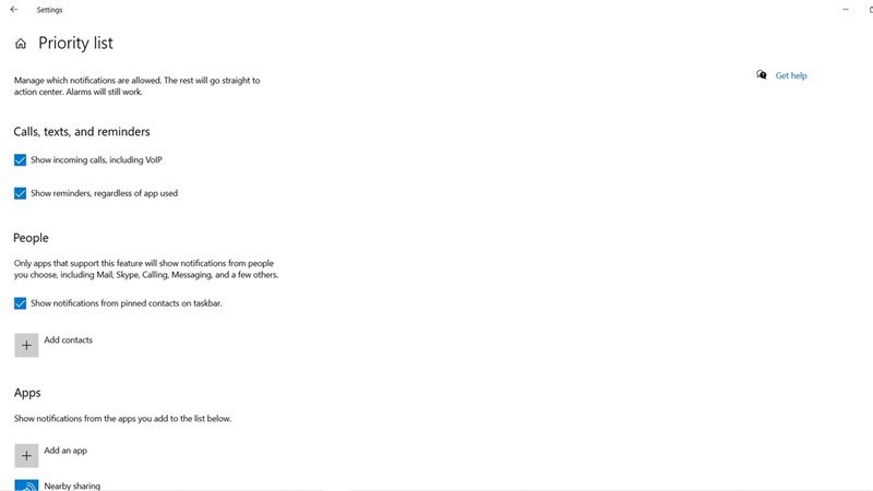 tính năng Focus Assist tính năng Focus Assist