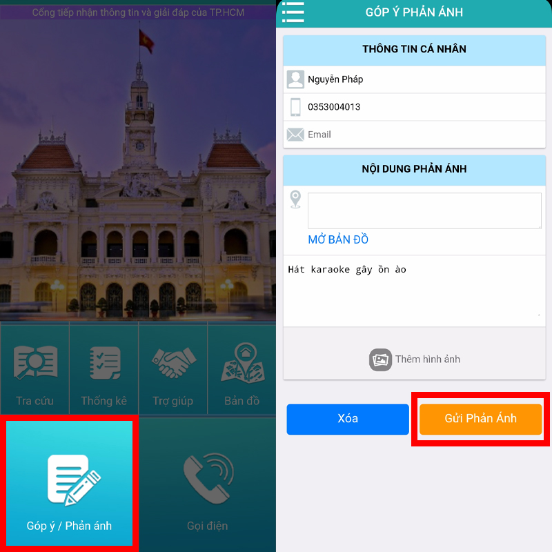 Bước 2 phản ánh hát karaoke