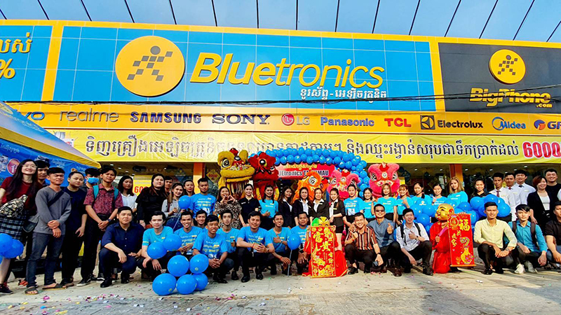 Bluetronics là đơn vị bán lẻ thiết bị di động có doanh thu cao nhất tại Campuchia