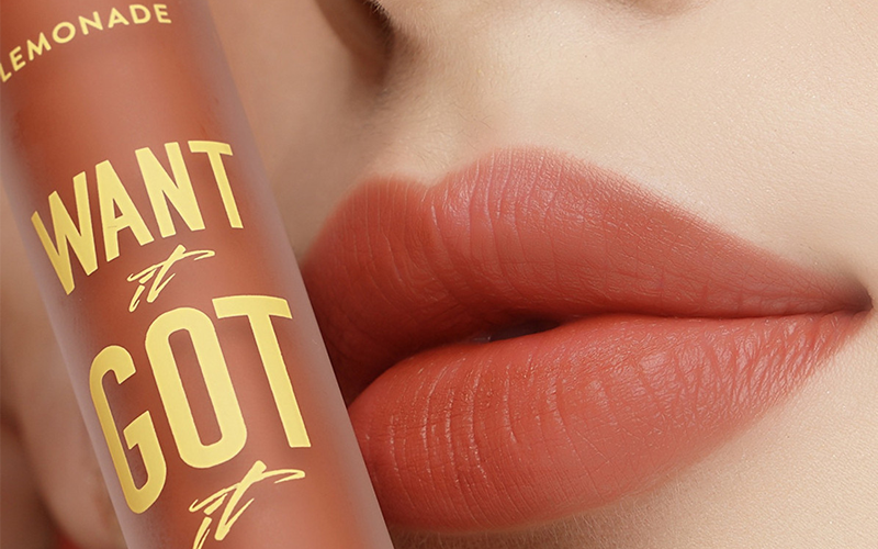 Son Kem Lì Nhẹ Môi Lemonade Want It Got It Lip Cream 5g màu đỏ đất