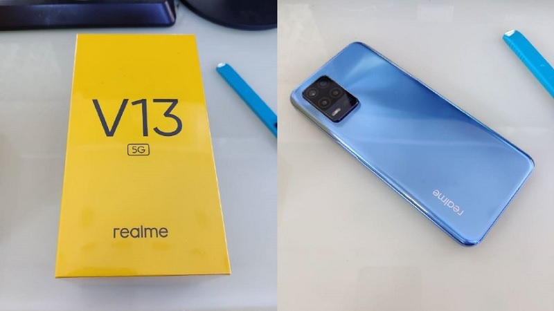 Realme V13 rò rỉ hình ảnh thực tế Realme V13 rò rỉ hình ảnh thực tế