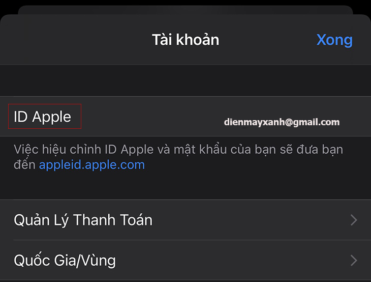 Hướng dẫn cách tải và đăng ký tài khoản TikTok Trung Quốc cực đơn giản > Chọn mục Apple ID