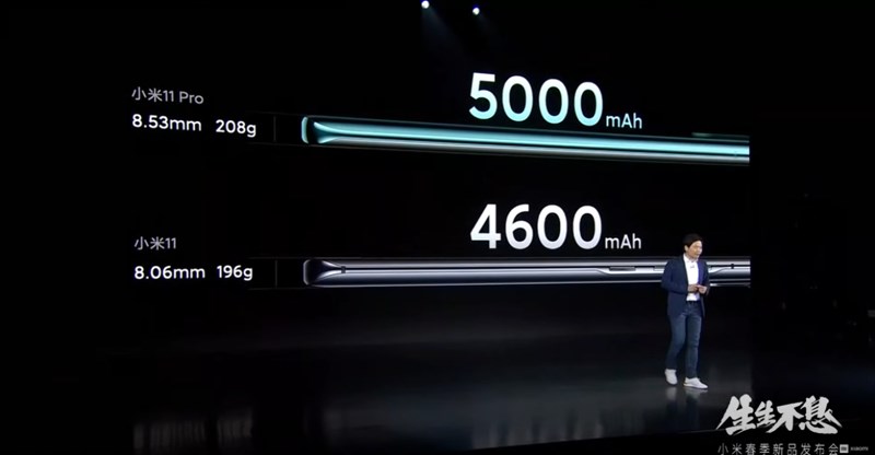 Xiaomi Mi 11 Pro sẽ nặng hơn Mi 11 5G một chút