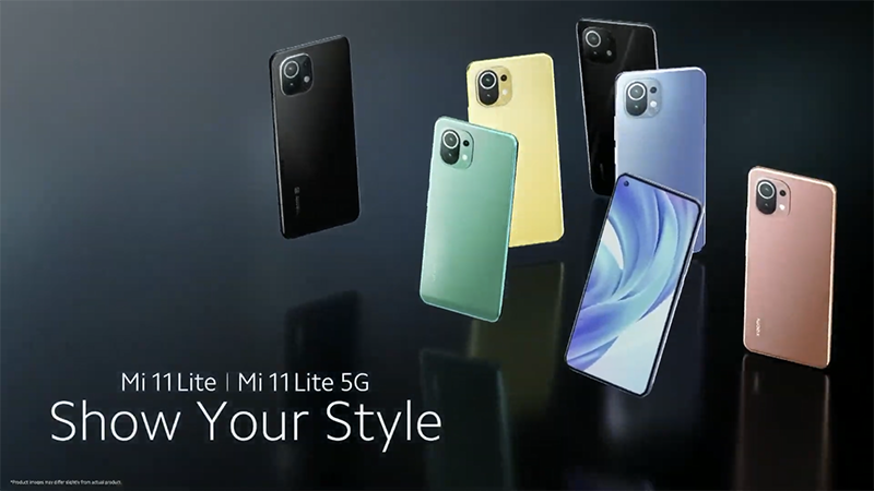 Xiaomi Mi 11 Lite có thiết kế mỏng nhẹ và trẻ trung