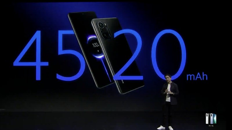 Xiaomi Mi 11i được trang bị viên pin 4.520 mAh