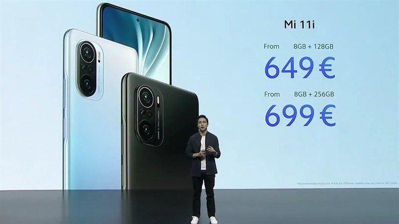 Giá bán chính thức của Xiaomi Mi 11i