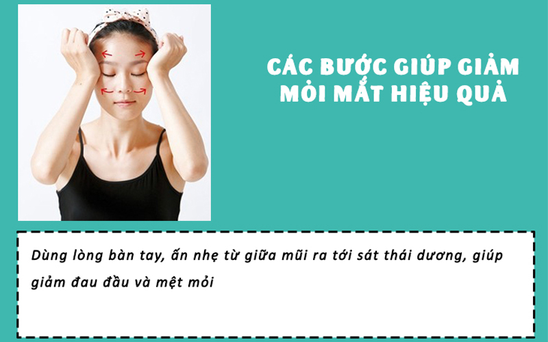 massage để giảm đau đầu và mệt mỏi