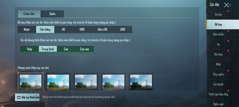 Cấu hình tựa game PUBG Mobile