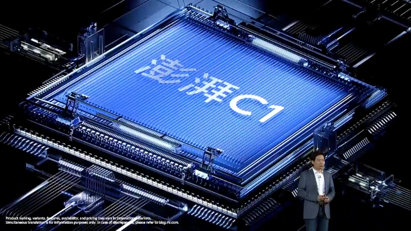 Bộ vi xử lý hình ảnh Surge C1 do Xiaomi tự nghiên cứu và phát triển. (Nguồn: Xiaomi). Bộ vi xử lý hình ảnh Surge C1 do Xiaomi tự nghiên cứu và phát triển. (Nguồn: Xiaomi).