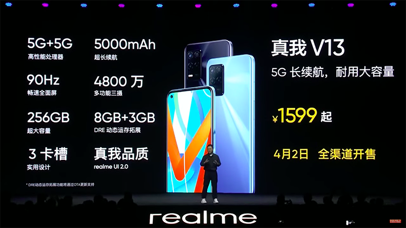 Realme V13 có cấu hình khá mạnh mẽ so với mức giá công bố