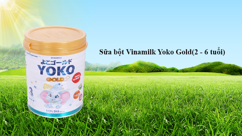 Sữa bột Vinamilk Yoko Gold 3 (2 - 6 tuổi)