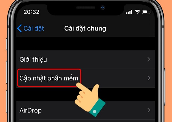 Cập nhật phần mềm