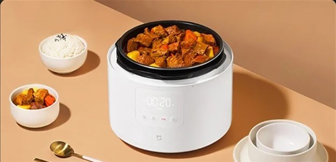 Xiaomi ra mắt nồi áp suất điện thông minh: 5L, hàng trăm công thức nấu ăn, giá 1.4 triệu
