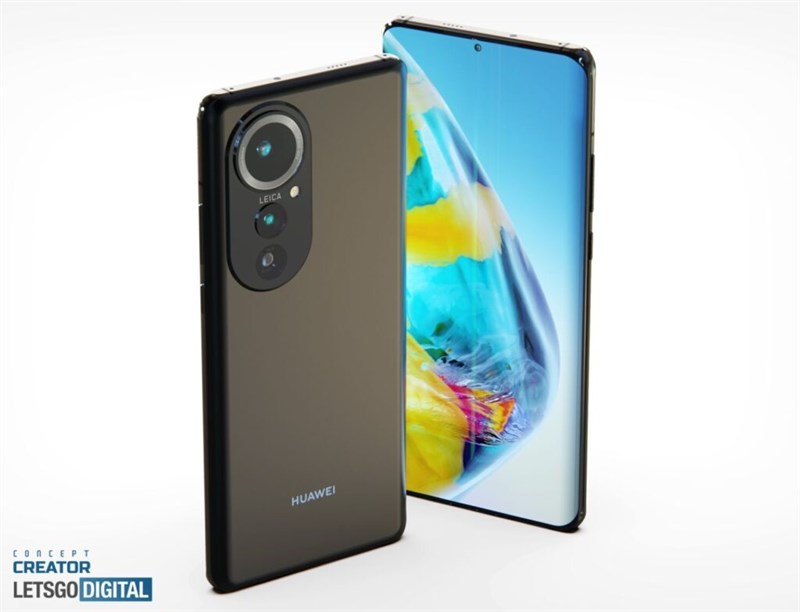 Huawei P50 Pro sẽ được trang bị màn hình cong tràn viền và duy nhất 1 ống kính selfie