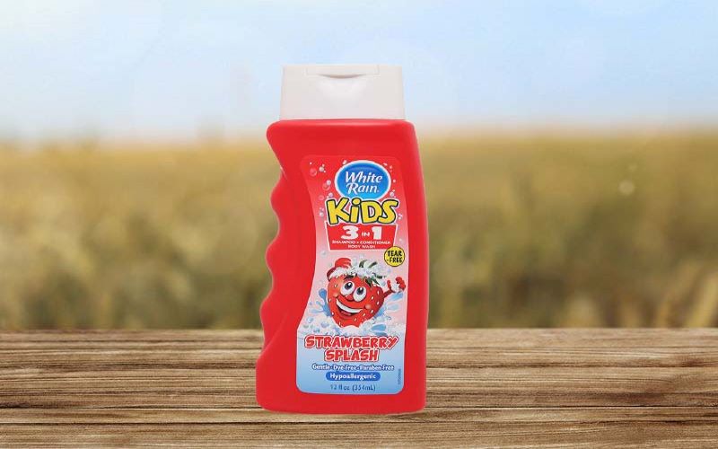 Tắm gội toàn thân cho bé White Rain Kids 3 in 1 Strawberry Splash