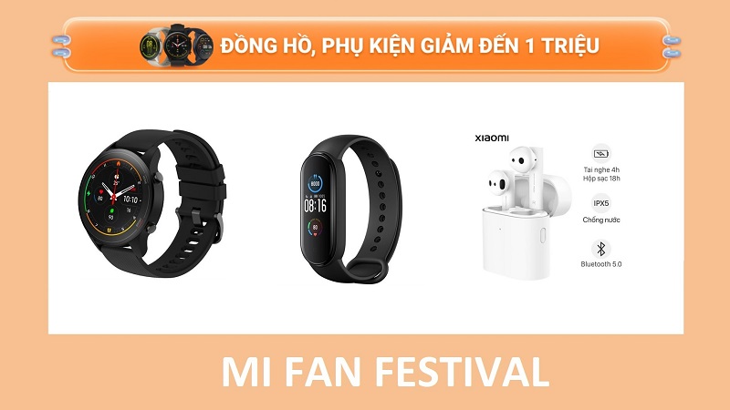 Phụ kiện Xiaomi giảm giá dịp Mi Fan Festival