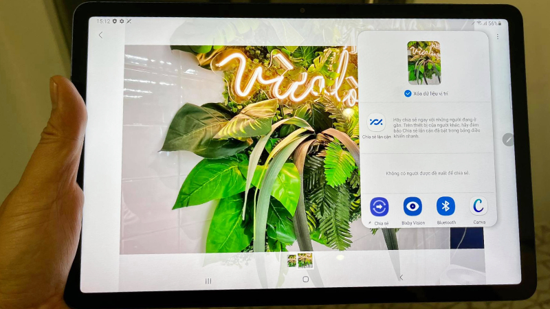 Hệ điều hành One UI 3.1 trên Galaxy Tab S7