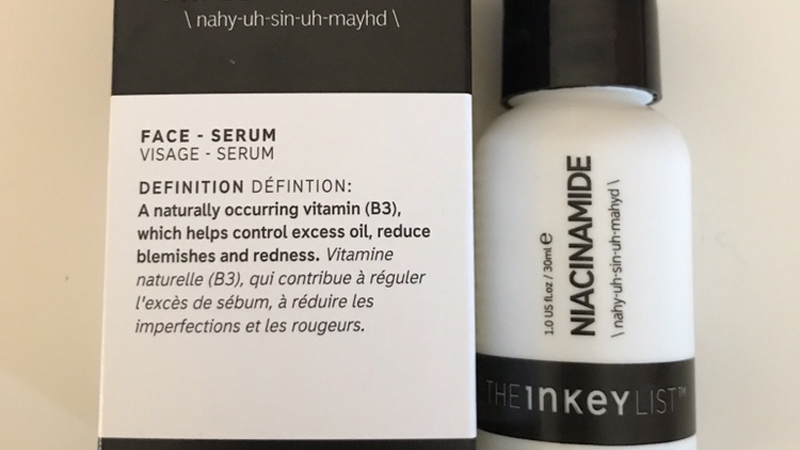Thành phần serum Niacinamide của The Inkey List