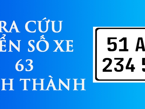 Bảng Tra Cứu Biển Số Xe Của 63 Tỉnh Thanh Phố Tại Việt Nam Năm 21