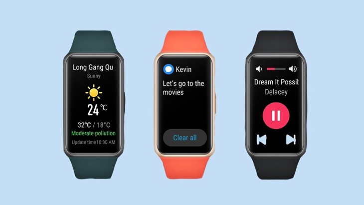 Huawei Band 6 có màn hình hiển thị lớn