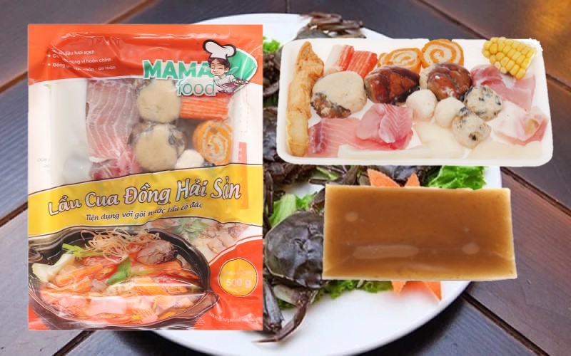 Lẩu cua đồng hải sản Mama Food