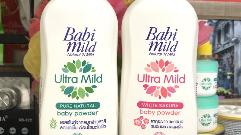 Các loại phấn thơm Babi Mild