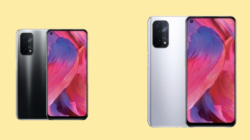 OPPO A74 5G có hai tùy chọn màu sắc