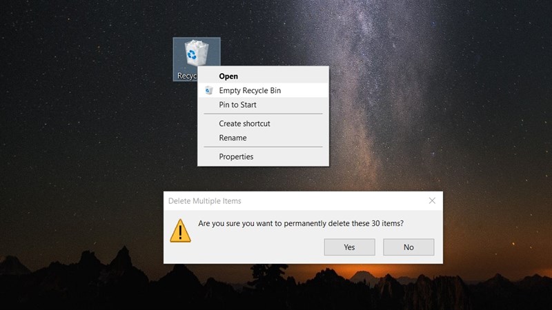 Các tập tin nên xóa trên Windows