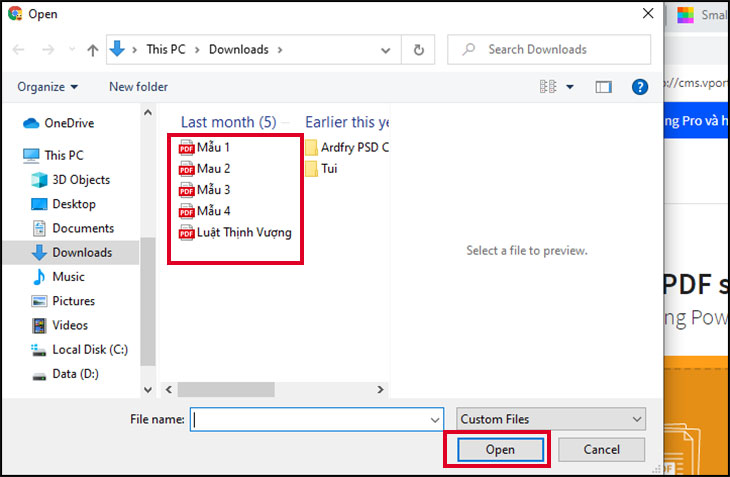 2 cách chuyển file PDF sang PPT (powerpoint) chi tiết và nhanh nhất > Bước 3: Chọ file pdf muốn chuyển đổi