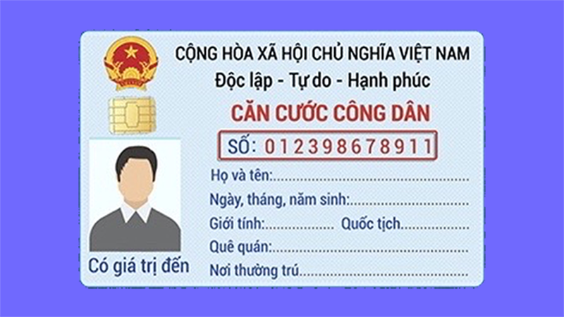 Hướng dẫn thủ tục làm thẻ Căn cước công dân gắn chip lần đầu