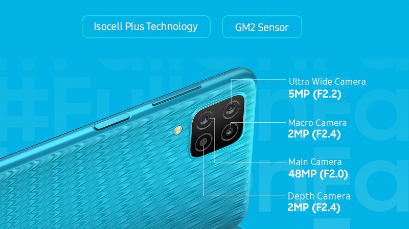 Galaxy F12 giá chỉ từ 3.8 triệu với màn hình 90Hz, viên pin khủng 6.000 mAh