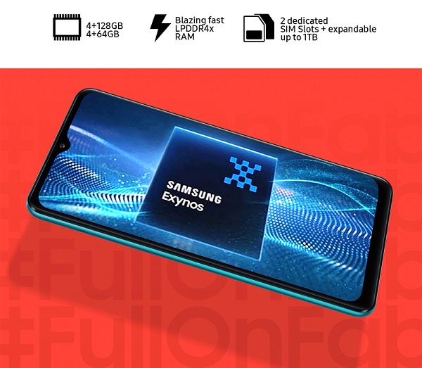 Galaxy F12 giá chỉ từ 3.8 triệu với màn hình 90Hz, viên pin khủng 6.000 mAh