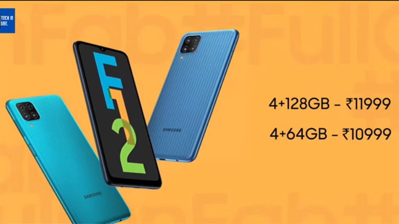 Galaxy F12 giá chỉ từ 3.8 triệu với màn hình 90Hz, viên pin khủng 6.000 mAh