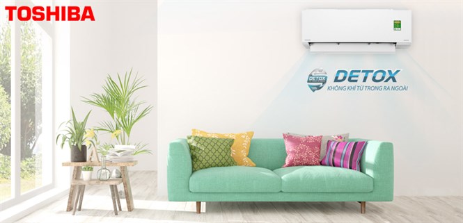 Detox không khí từ trong ra ngoài với máy lạnh RAS-H10E2KCVG-V của Toshiba