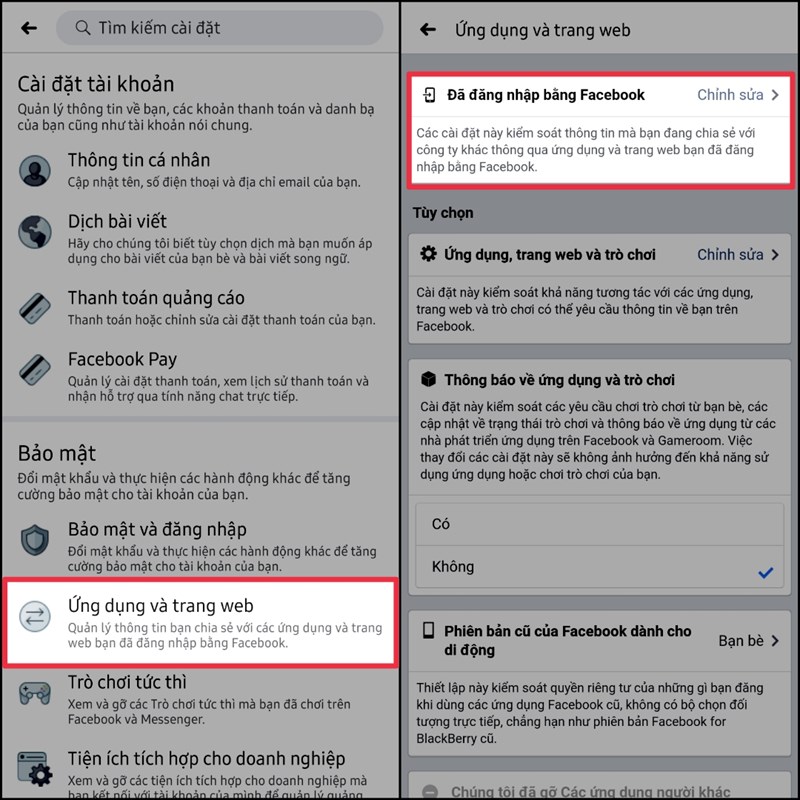 Cách gỡ bỏ những trang web, ứng dụng đã làm lộ thông tin tài khoản Facebook của bạn