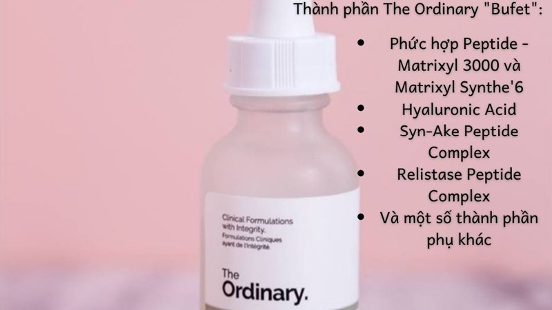 Đánh giá về serum Buffet của The Ordinary