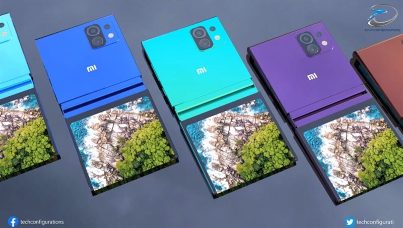 Xuất hiện mẫu ý tưởng Xiaomi Mi 11 Flip màn hình gập hết sức sang trọng, dùng chip Snapdragon 888 cùng sạc nhanh 120W